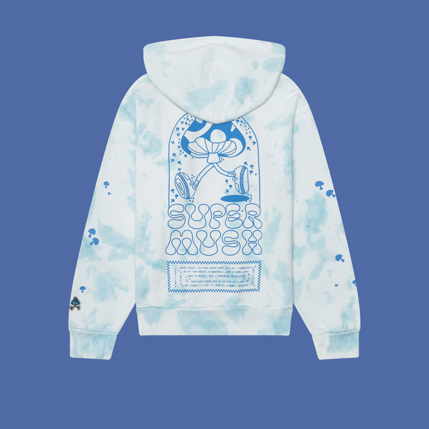 SuperBlue Tie Dye Hoodie