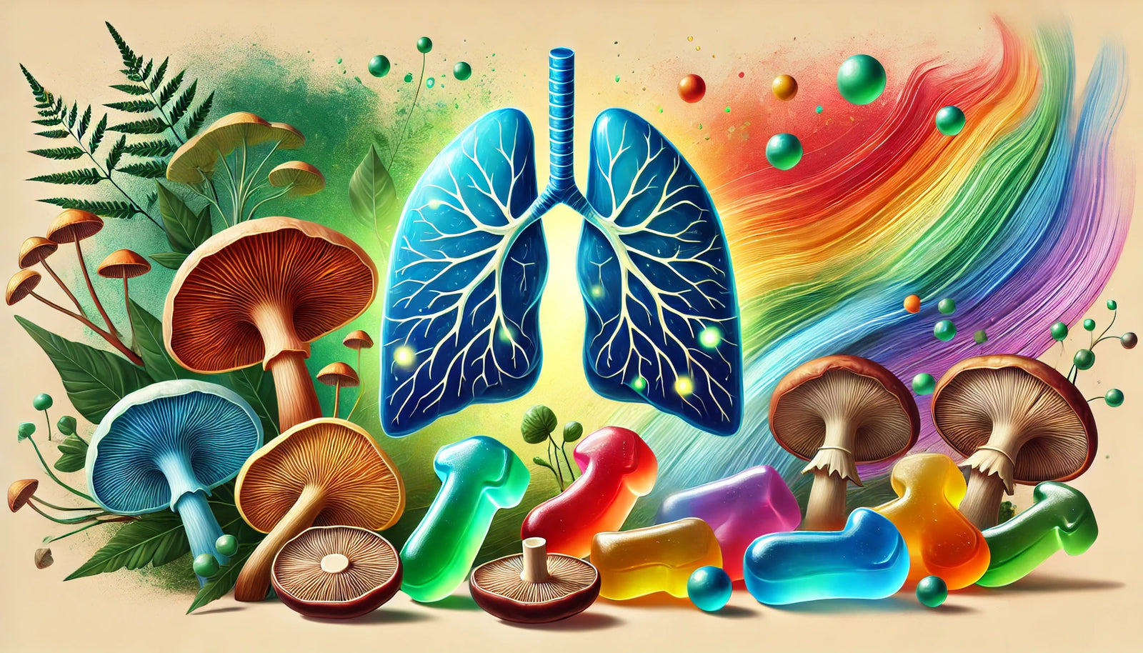 Mushroom Gummies for Respiratory Health