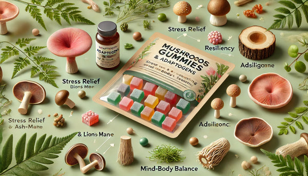 Mushroom Gummies and Adaptogens: A Powerful Combination