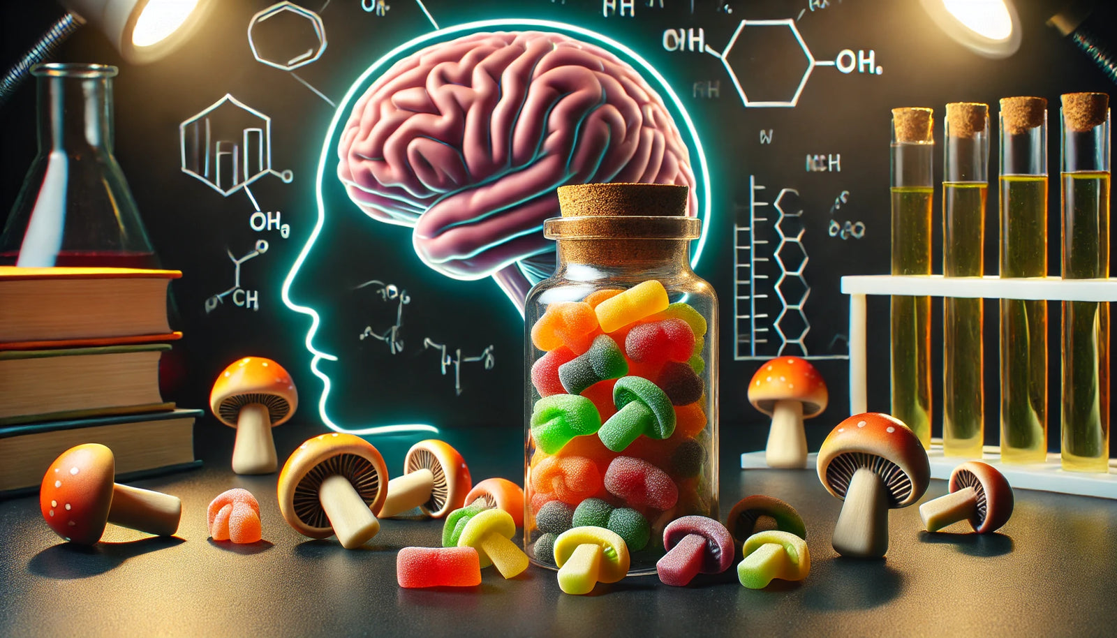 Mushroom Gummies for Focus and Concentration