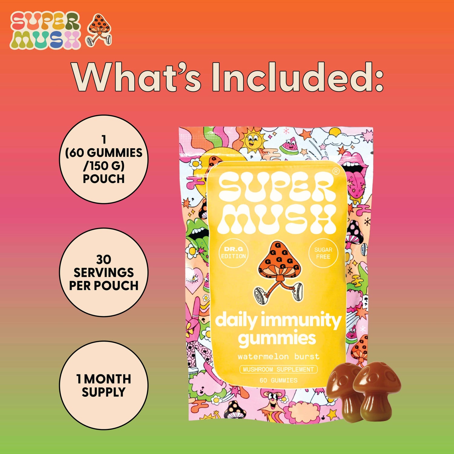 Dr. G Daily Greens Immunity Gummies