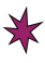 Purple star icon